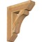 Ekena Millwork Legacy Slat Rough Sawn Bracket, Western Red Cedar, 6"W x 24"D x 28"H BKT06X24X28LEC06RWR - alternate 1